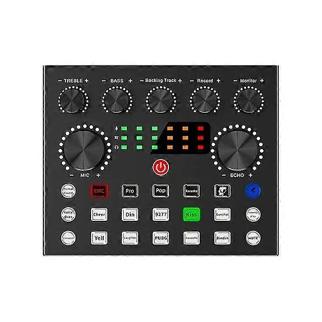 Card Studio Record Professional Soundcard Bluetooth Microphone Mixer Voice Changer Live Streaming Audio Sound Mixers