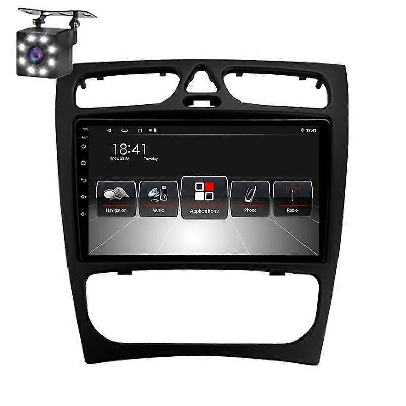 Android 14 Car Radio For Mercedes Benz C Class S203 CL203 2000-2004 Auto Player Stereo