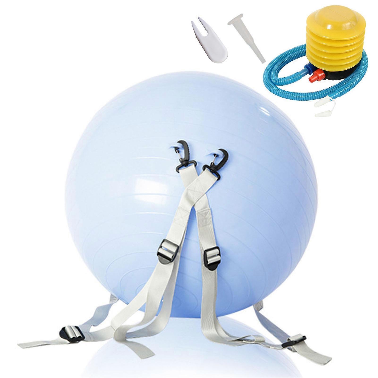 45/55CM Somersault Auxiliary Ball Adjustable Shoulder Strap Backflip Training Ball Children Adults Yoga Balance Ball Indoor Outdoor Exercise Ball Work