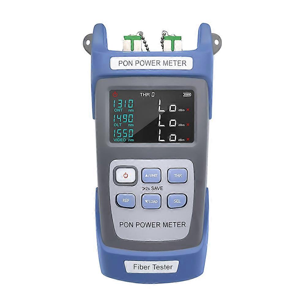 Handheld-PON-Leistungsmesser Glasfaser-Tester Netzwerktechnik Zehn Datenspeicher 1310nm 1490nm 1550nm Video FTTX ONT OLT Signale Messgerät
