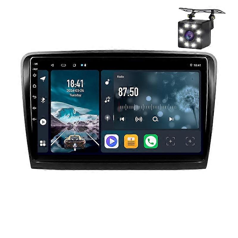 Car Multimedia Radio For Skoda Superb 2 B6 2008 - 2015 Wireless Carplay Android Auto