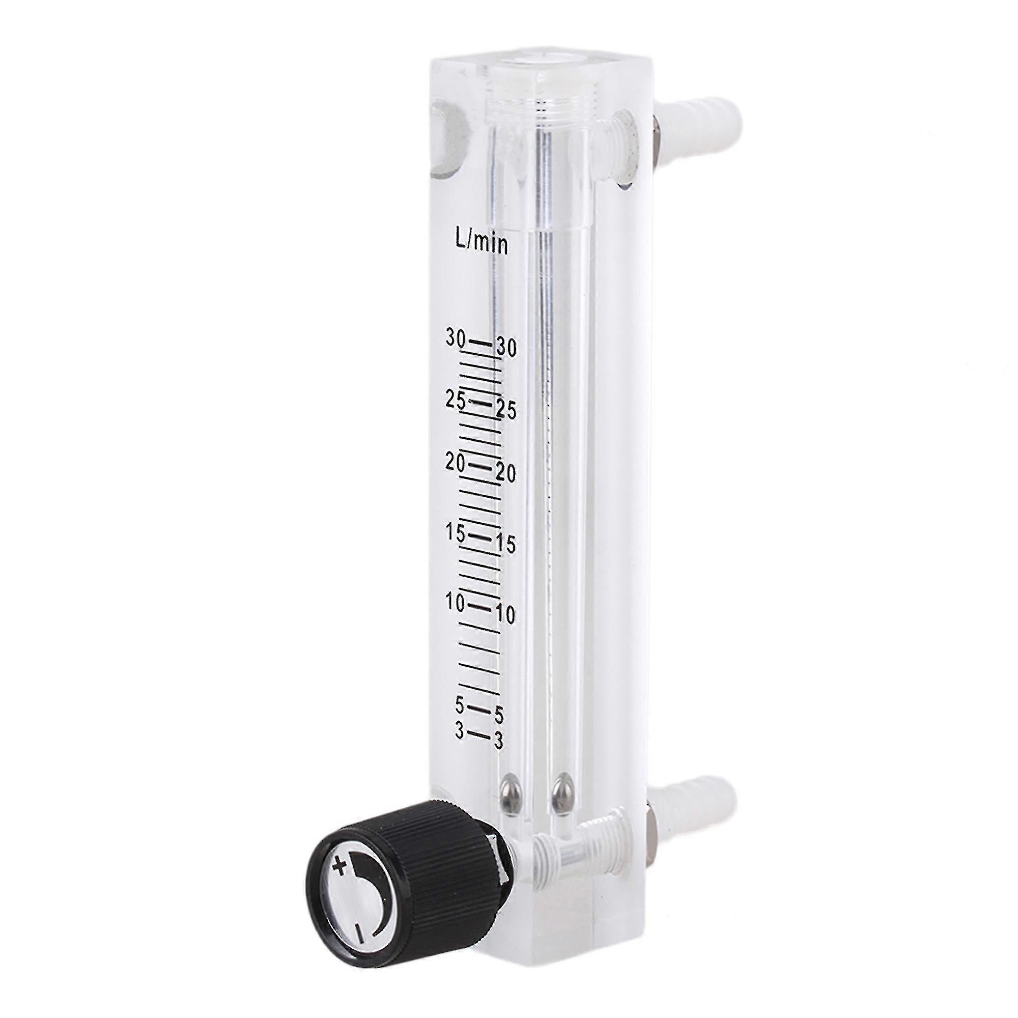 Lzq-7 Oxygen Flowmeter 3-30lpm Flow Meter With Valve For Oxygen Air Gas