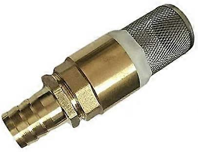 2.5cm Brass Check Valve, Check Valve, Pump Inlet Filter with 22mm Hose (Pack of 1)