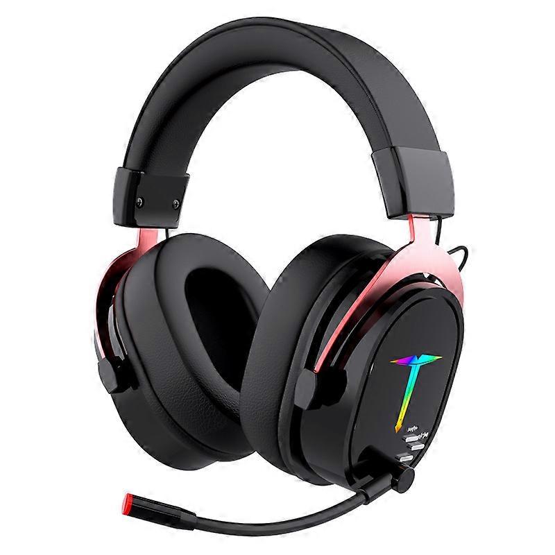 Bluetooth Headset OHPA G1000 On Ear Noise Canceling Red