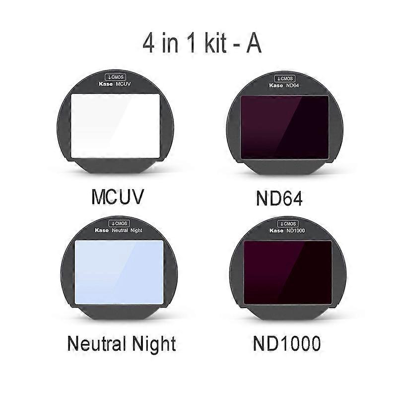 Kase Filter Clip-in 4 in 1 kit untuk FujiFilm X-T4 / X-T3 / X-T2 / X-Pro3 / X-Pro2