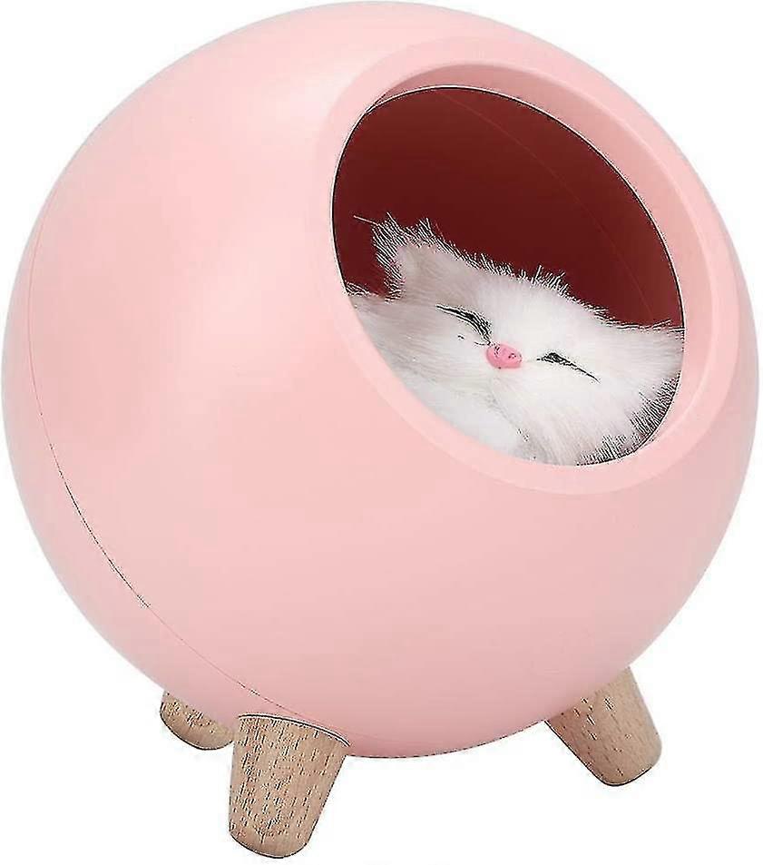 Cat Pet Table Lamp, Cute Cat Pet Dual Usb Charging Led Lamp Bed Ing Lamp()