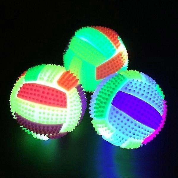 ZK-Blinking Bouncy Ball LED Lights Hedgehog Bouncing Kids