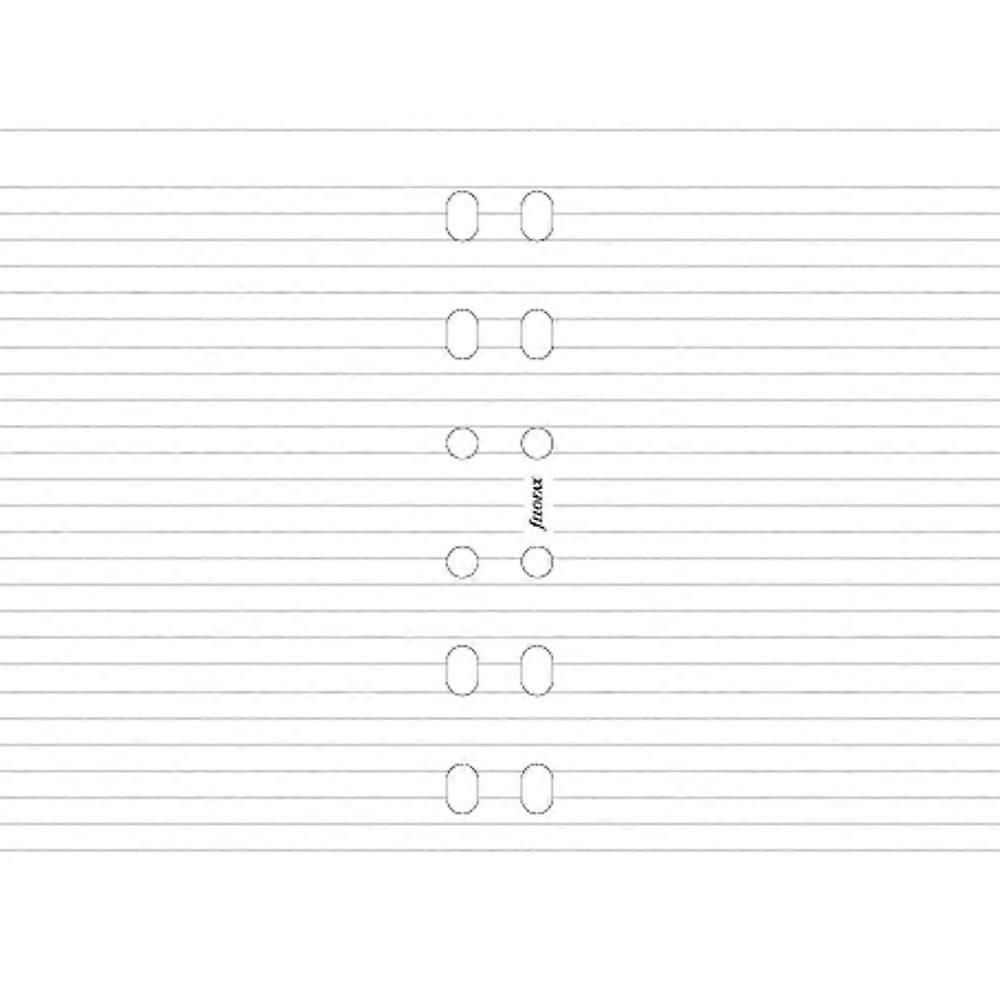 Filofax Ruled Pocket Notepad Paper 40 Pages Premium Quality Notepad (White)