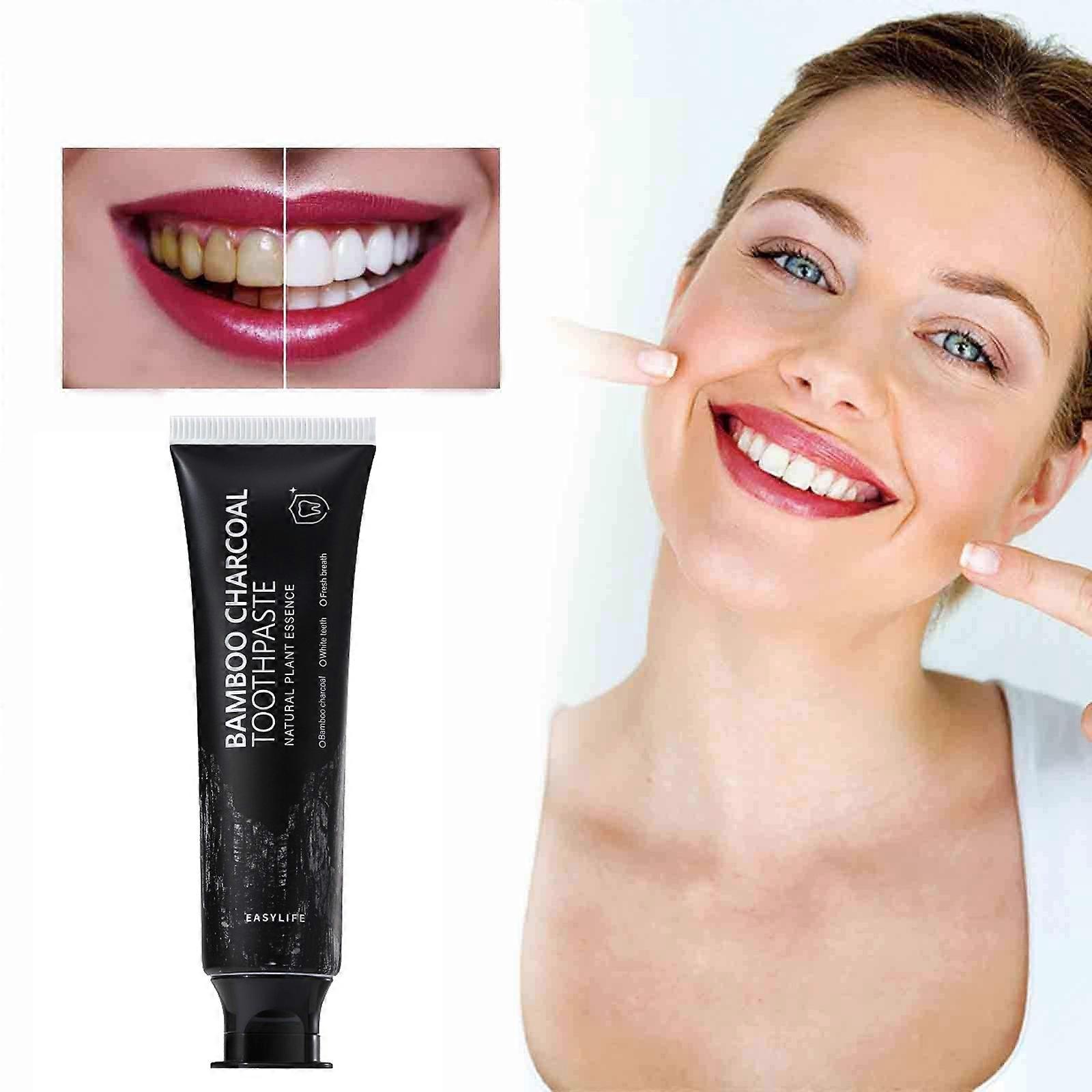 Charcoal Deep Whitening Toothpaste Whitening Toothpaste Charcoal Deep Cleaning Toothpaste Activated Carbon Deep Whitening Toothpaste 240849