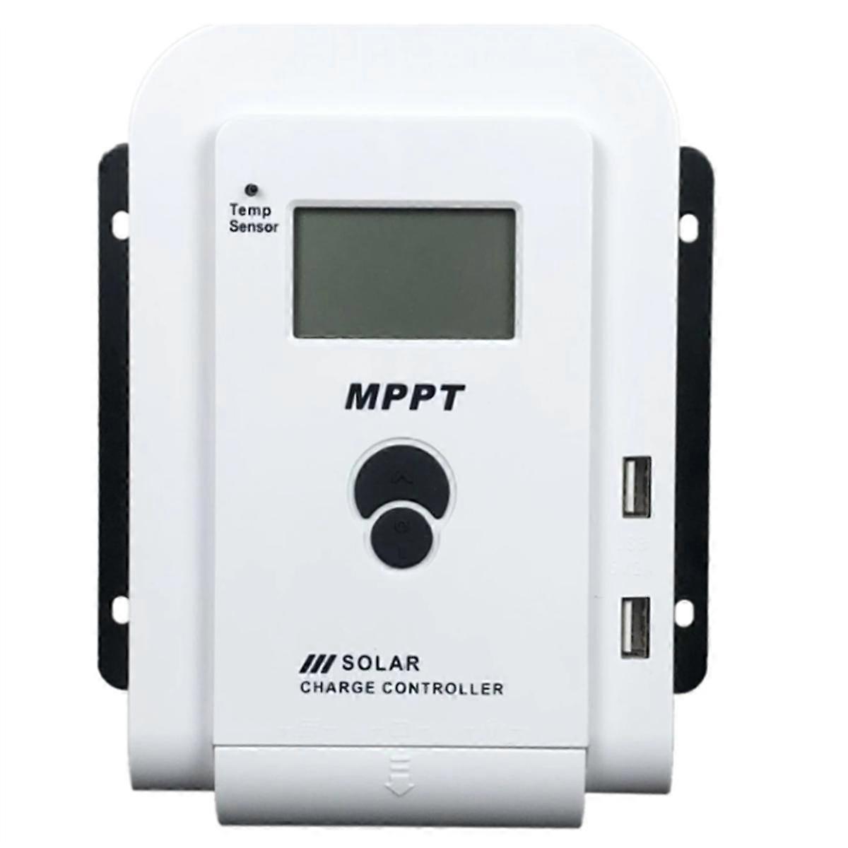 MPPT Solarladeregler 40A mit LCD-Display PV-Solarregler 12V 24V Auto-Controller Dual U