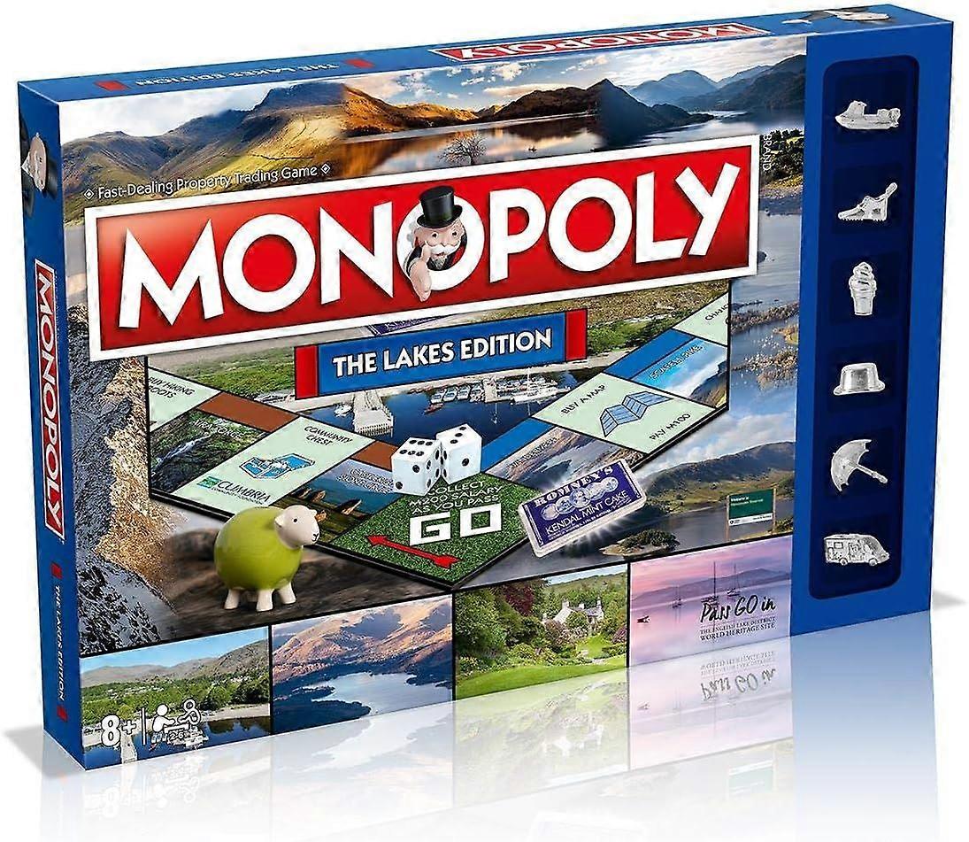 Monopoly Regional The Lakes Board Game