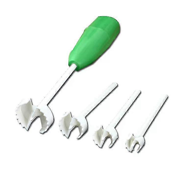 Yaju Vegetable Corer Spiral Cutter Digging Device Corer For Stuffed Vegetables Home Kitchen Tool(2sets-green)