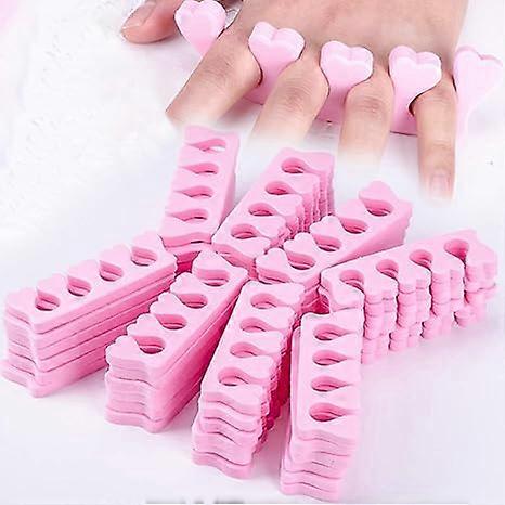 50pcs Toe Separators Sponge Finger Divider Spacer Soft Foam Sponge Nail Art Manicure Pedicure Tools