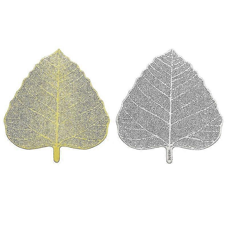 New Stainless Steel Handmade Leaf Shape Tea Strainer,(gold)