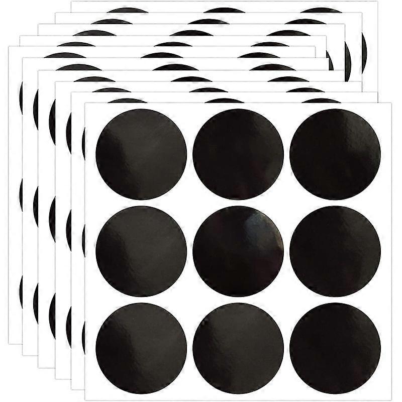180pcs 1.5 inch Chalkboard Labels Adhesive Blackboard Stickes for Container Mark Storage Classification