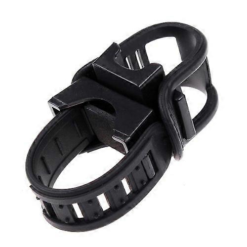 High Quality Cycling Bike Bicycle Front light Clip Rotational Flashlight Holder Torch Bracket Black