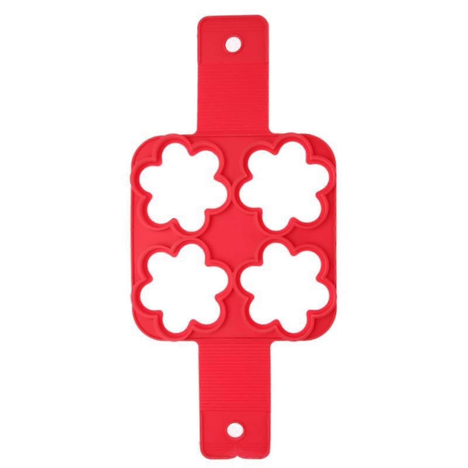 Silicone 4 Hole DIY Pancake Maker Bake Cake Mold Kids Mini Egg Tools Baking Kitchen Accessories Silicone forms