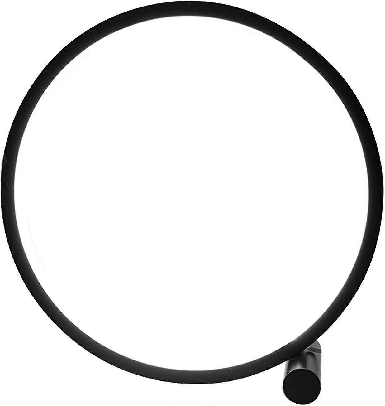 25cm Designer Round Table Lamp - Round Led - Touch Control - 3 Brightness Levels - Modern Round Design - Dimmable Bedside Lamp For Bedroom, Living Roo