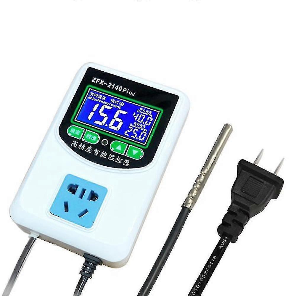 Zfx-2140a High Precision Intelligent Thermostat Switch, Us Plug