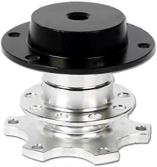 Universal Steering Wheel Snap Off Quick Release Hub Adapter Boss Kit With 6-hole Steering