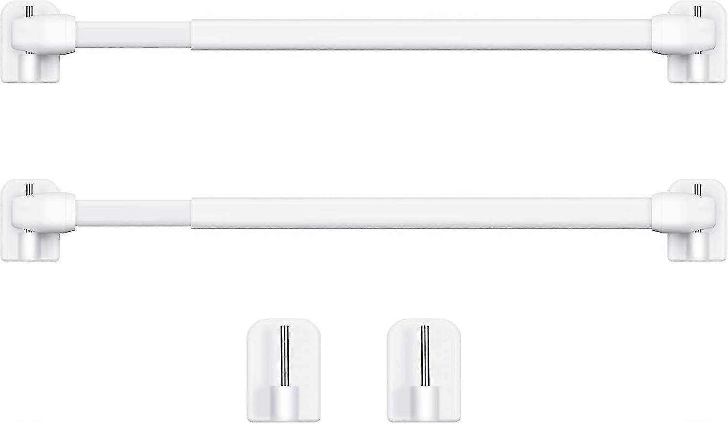 Adjustable Plastic Curtain Rod Window Stretch