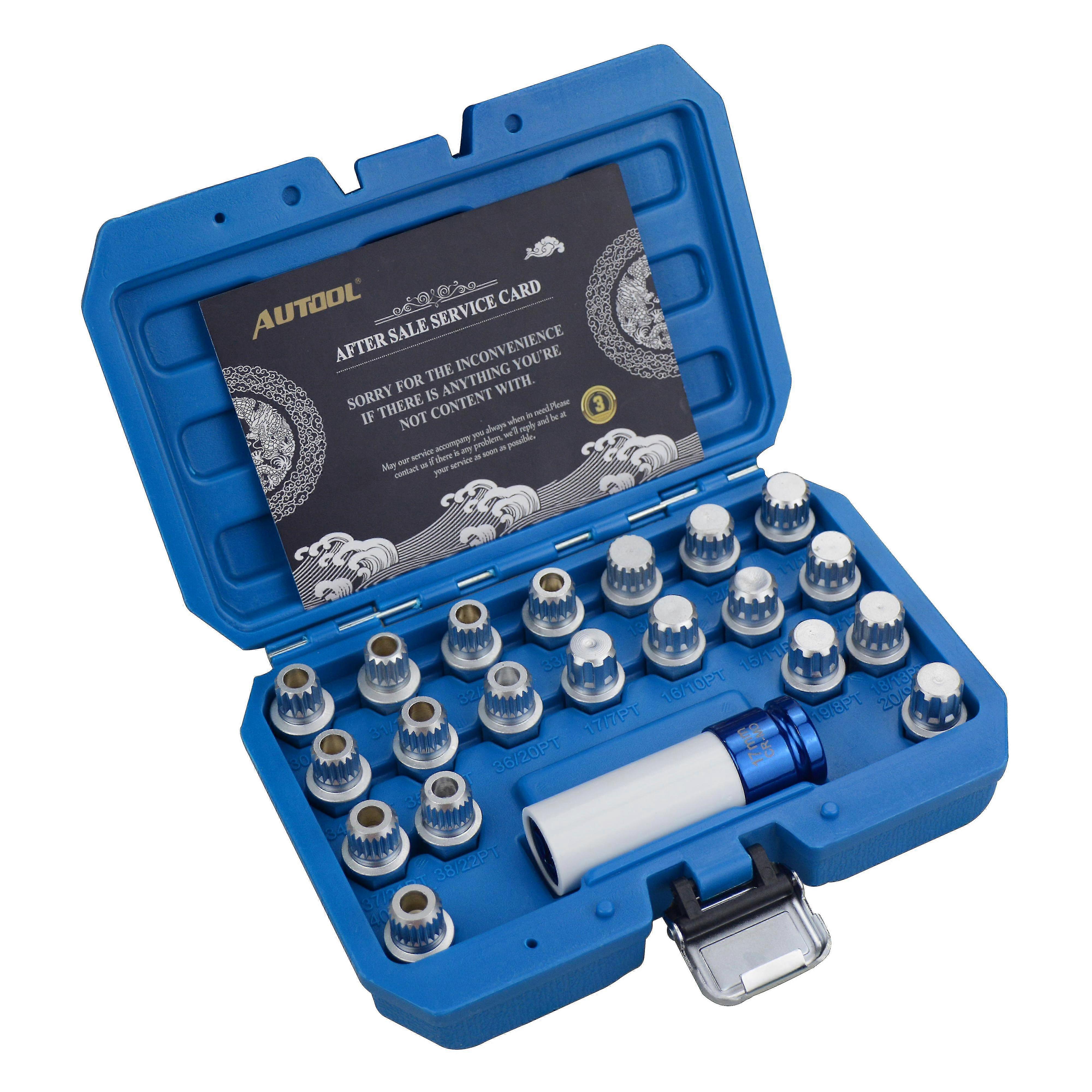 Lås Lug Muttere Skruefjerner Socket Verktøysett