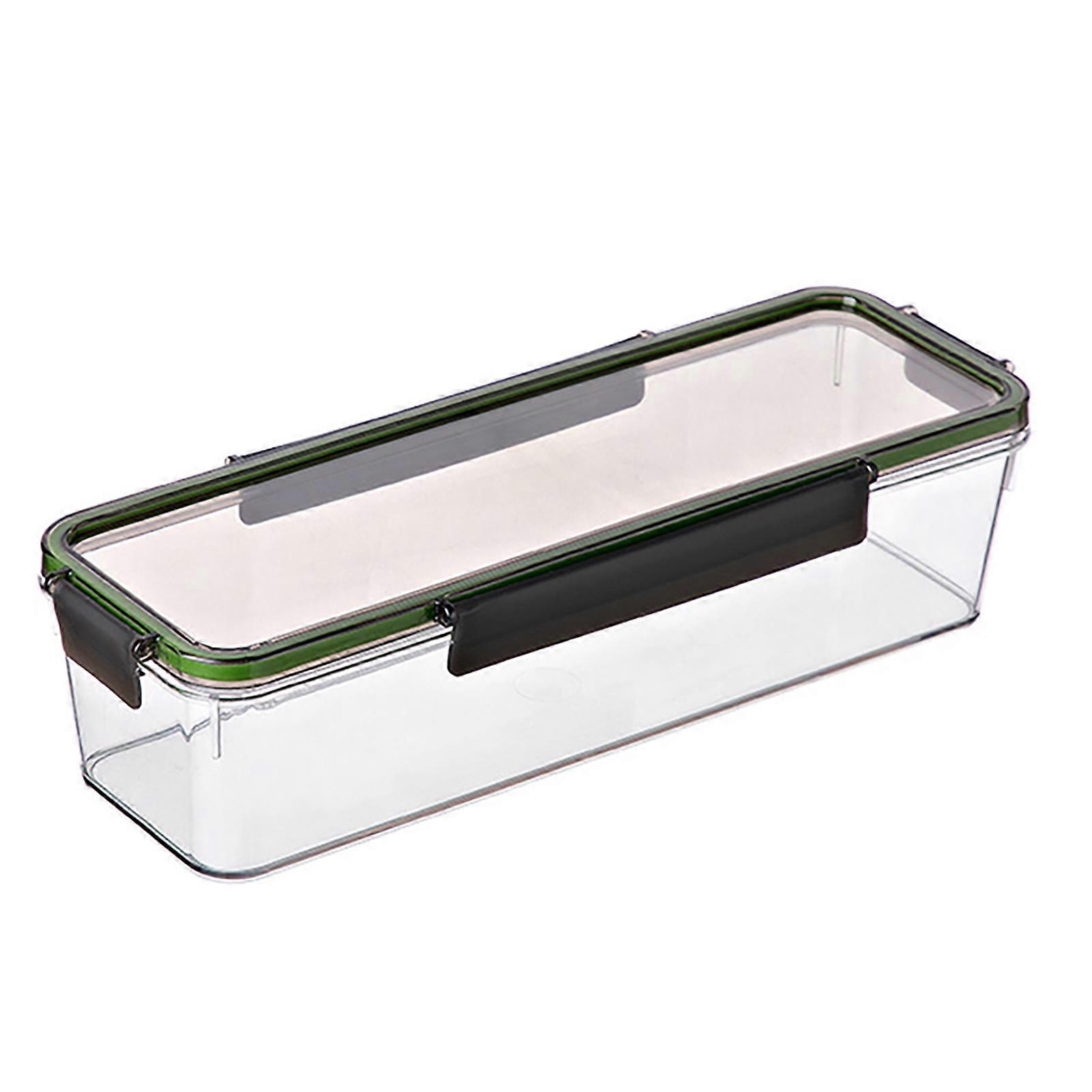 Rectangular Pasta Storage Box Large Capacity with Silicone Seal Moisture-Proof Visible Design Sealed Food Container