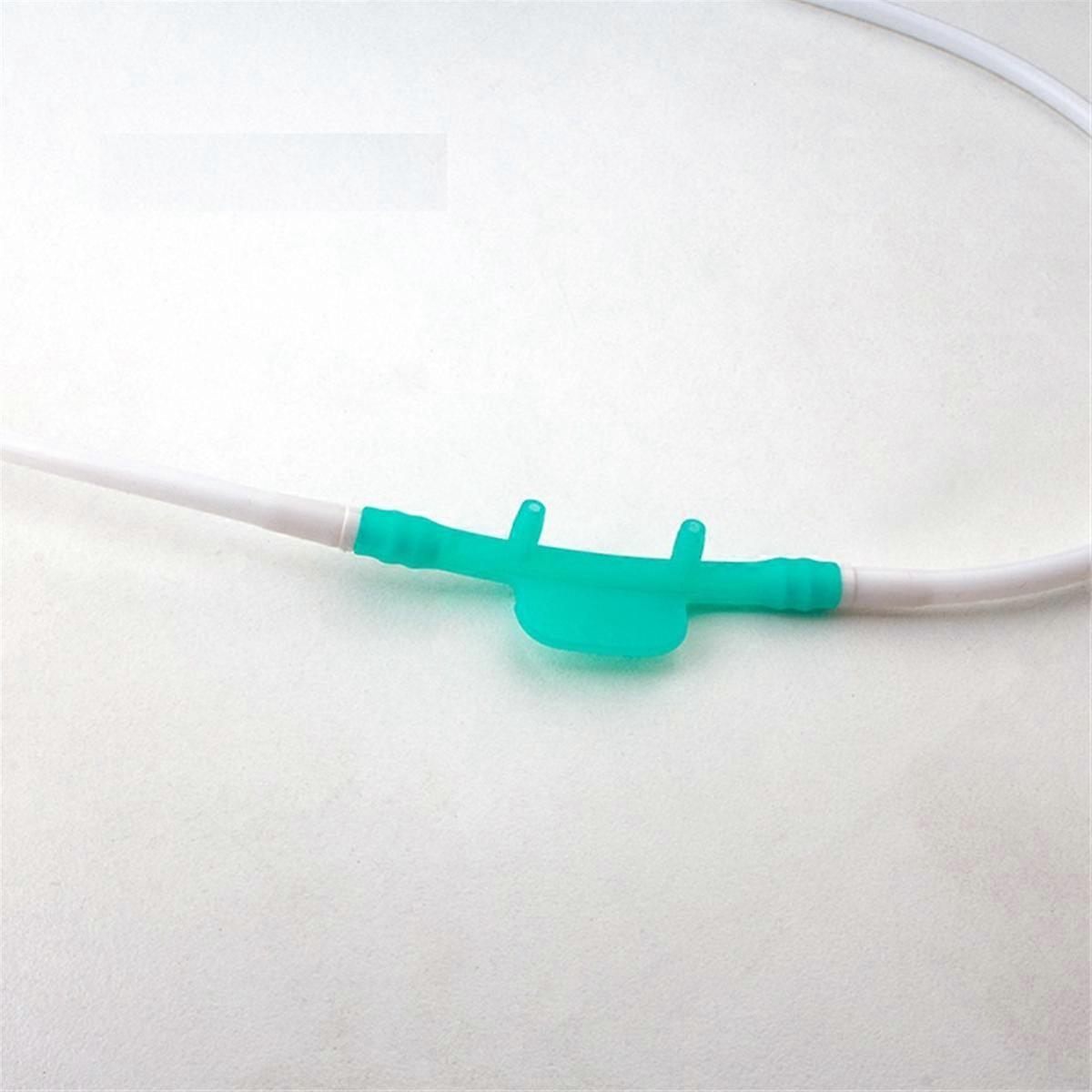 Oxygen Tube, Made of Silicone Material, Nasal Oxygen Cannula,Not Easy to Deform and Crack, Easy to