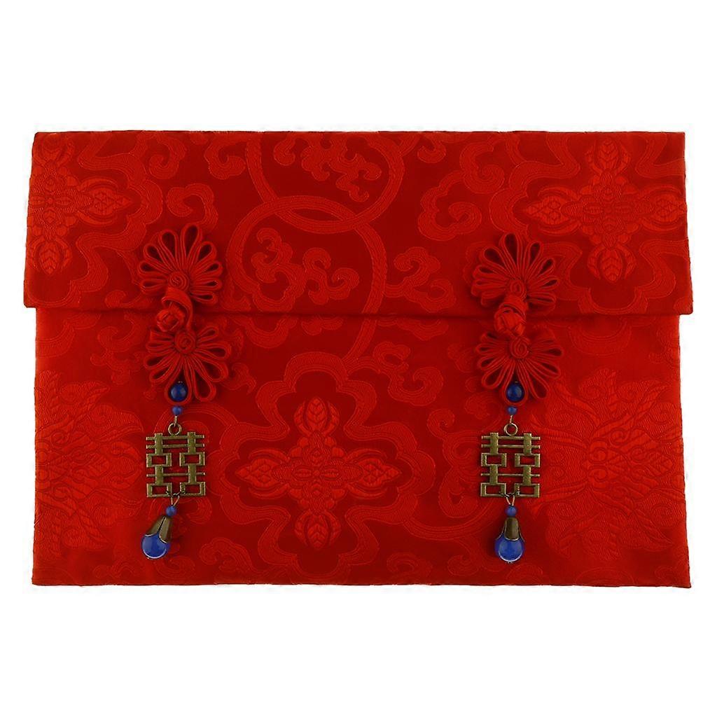 Large Size Lucky Money Silk Brocade Red Envelopes for New Year Style-1