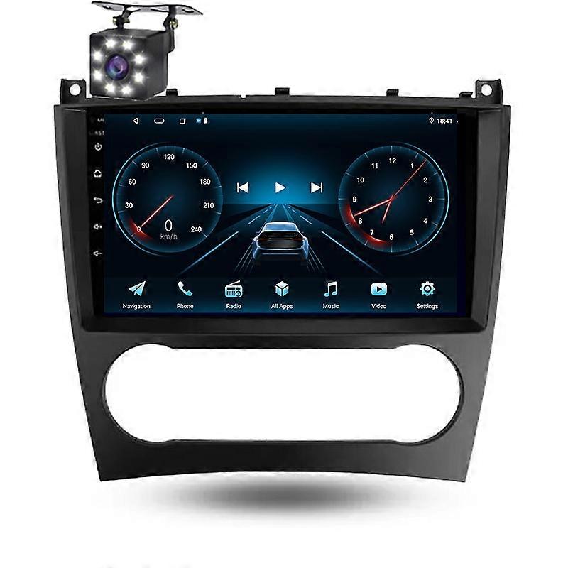 Car Radio For Benz C Class W203 W209 C180 C200 2004-2011 Video Player Carplay Navigation Auto