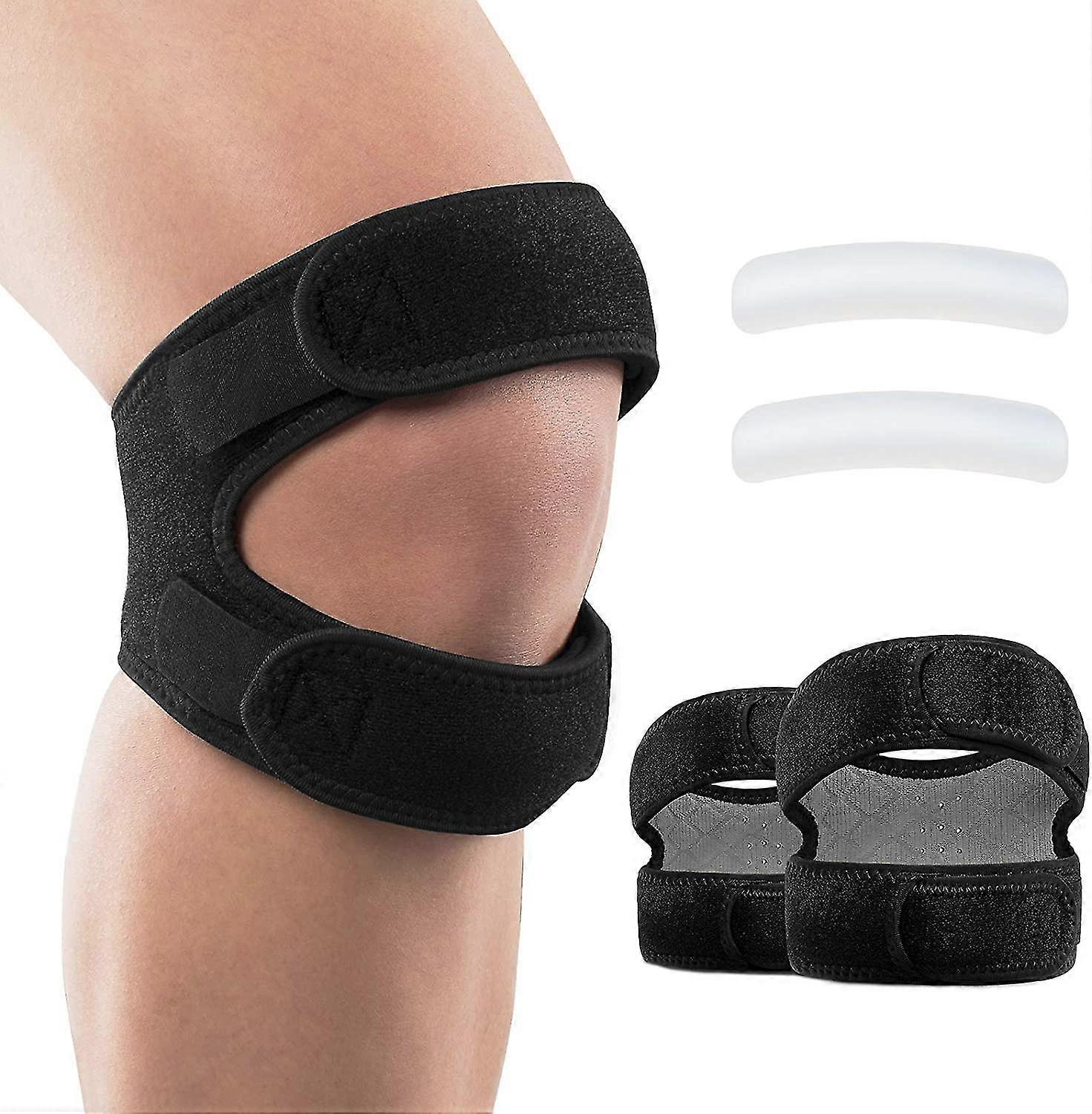 2023 - Patellar Tendon Support Strap 2 Pack, Knee Pain Relief And Patella Tendon Strap For Men&women