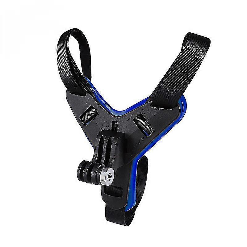 ブルーGoproオートバイヘルメットチンブラケットスポーツカメラ固定ブラケット小アリDJI / hero9