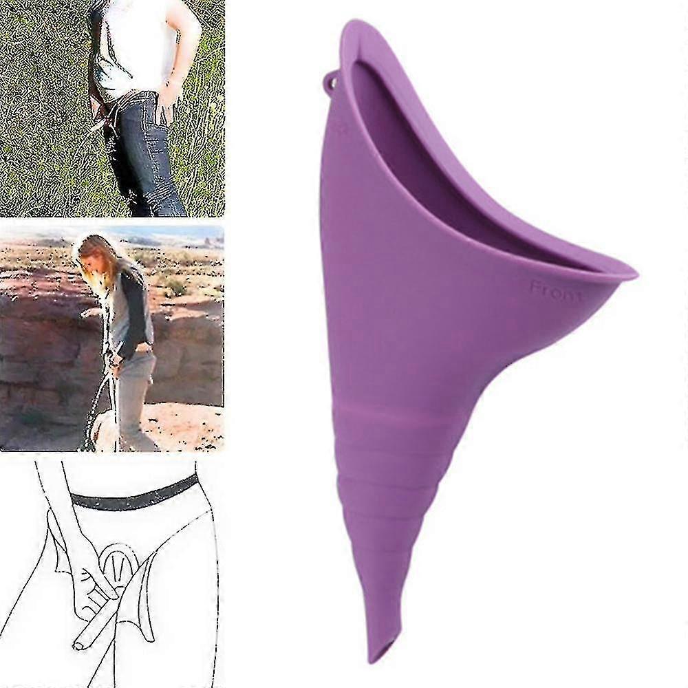 جهاز التبول الأنثوي ، مقبس التبول الأنثوي الأنثوي للنساء يسمح للنساء بالوقوف للتبول ، النساء السيليكون القابل لإعادة الاستخدام المبول مع التعبئة والتغليف فراغ