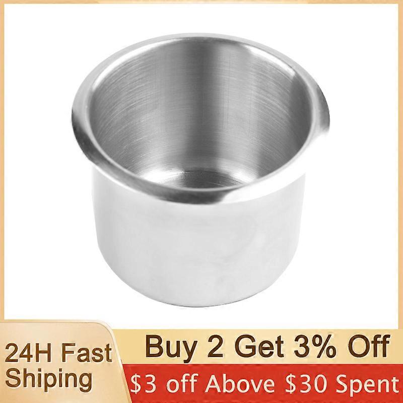 1pc Stainless Steel Cup Drinking Holder for Marine Boat Car Truck Camper MGO3