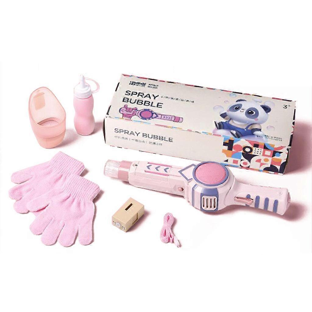 Cartoon Bubble Maker Simulation Toy Guns for w/ Non-Leakage Bubble Storage