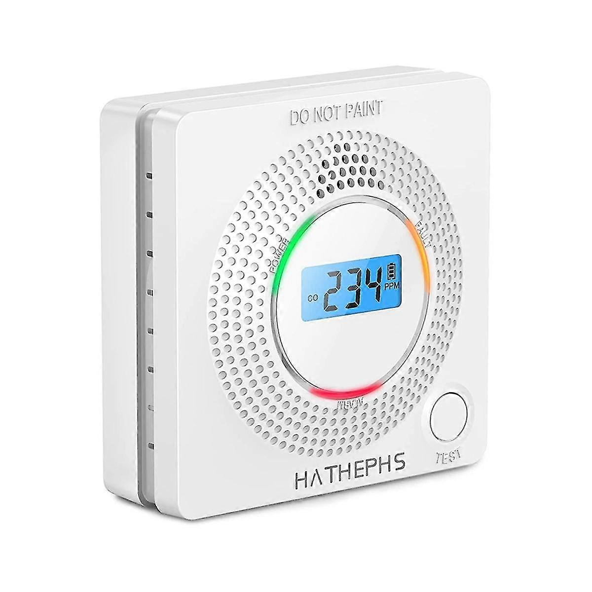 Carbon Monoxide Detector Alarm, 10-year Life Co Alarm With Digital Lcd Display XYT