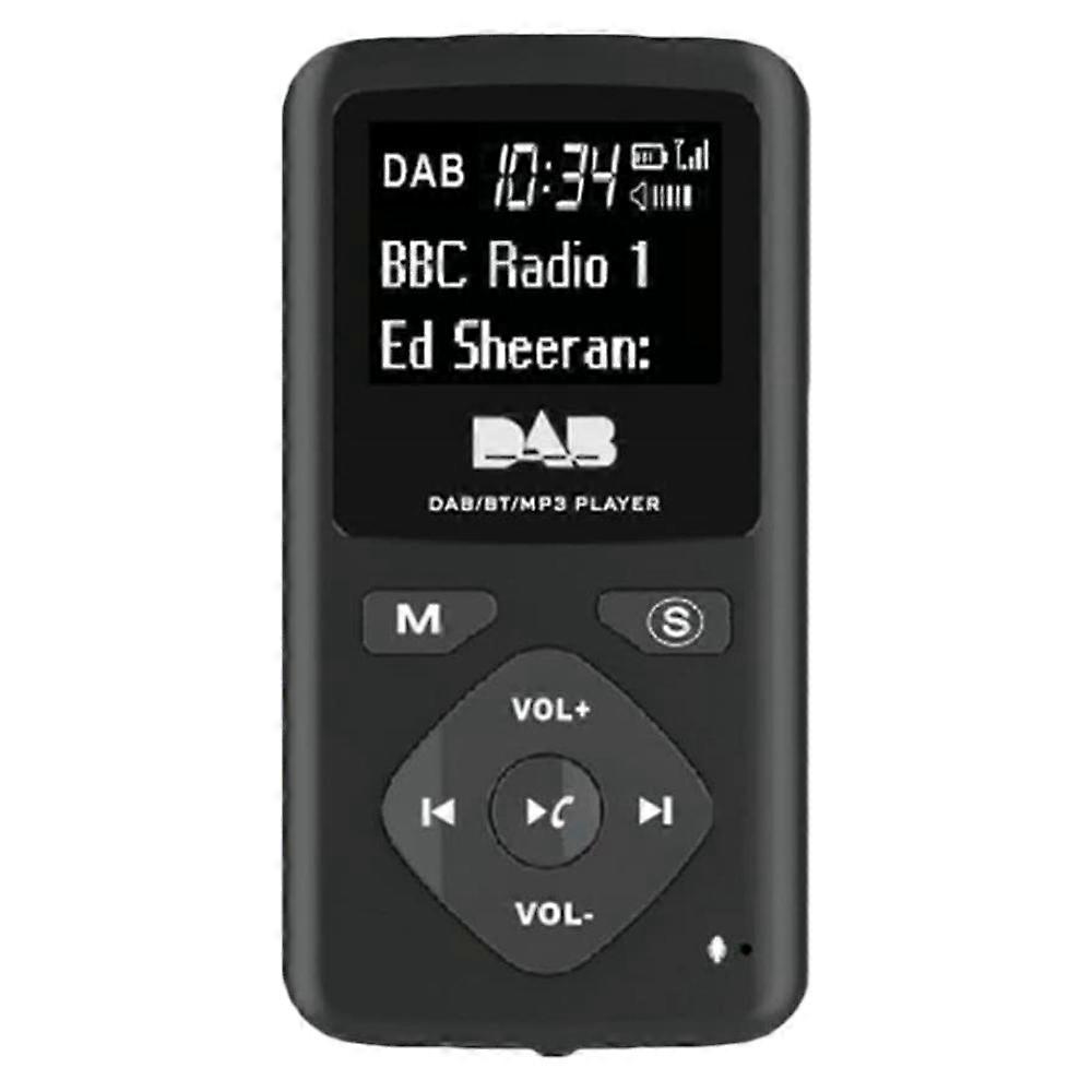 DAB / DAB راديو رقمي بلوتوث 4.0 جيب شخصي FM ميني راديو محمول سماعة MP3 -USB