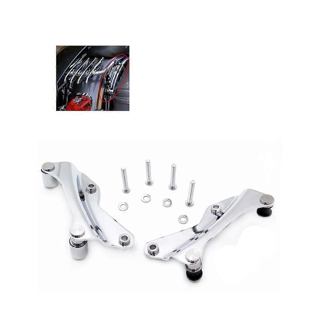 Chrome 4 Point Docking Hardware Kit for 2014-UP  FLHX FLTRX CVO