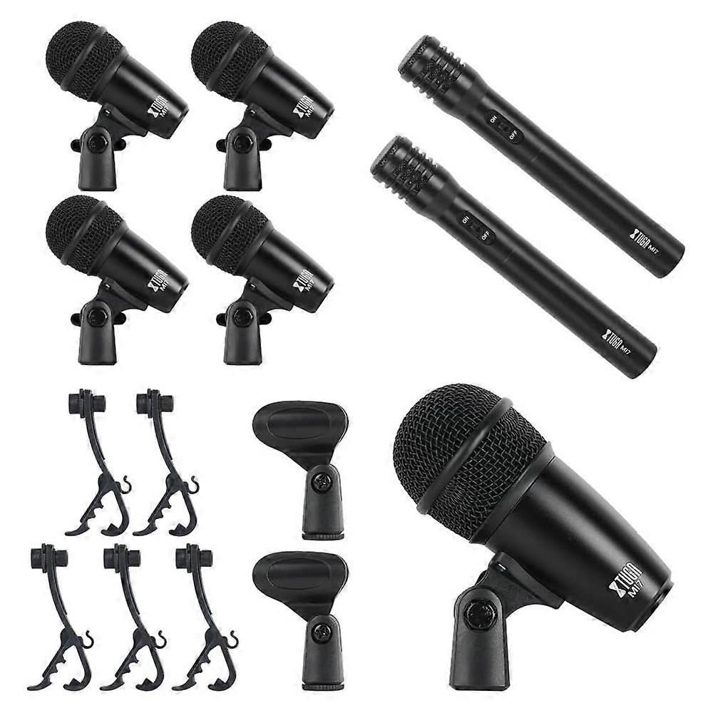 XTUGA MI7 7-Piece Wired Dynamic Drum Mic Kit