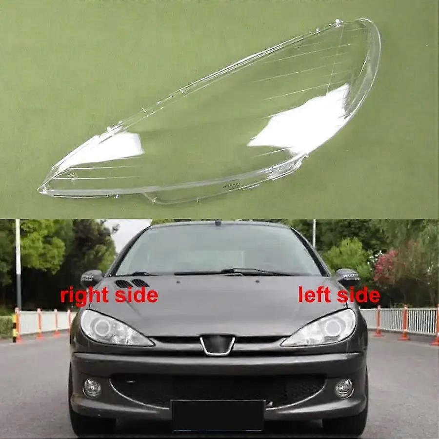 Für Peugeot 206 2004 2005 2006 2007 2008 Autozubehör Scheinwerferabdeckung Lichtschirm Scheinwerfer Scheinwerfer Shell Linse Plexiglas