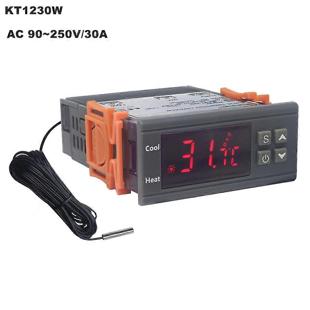 Digital Temperature Controller Regulator 90-250V 10A 30A 220V Thermostat Regulator for Heating Element Heating Cooling Control