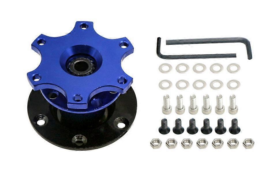 Blue Universal Quick Release Adapter To Break Off Steering Wheel