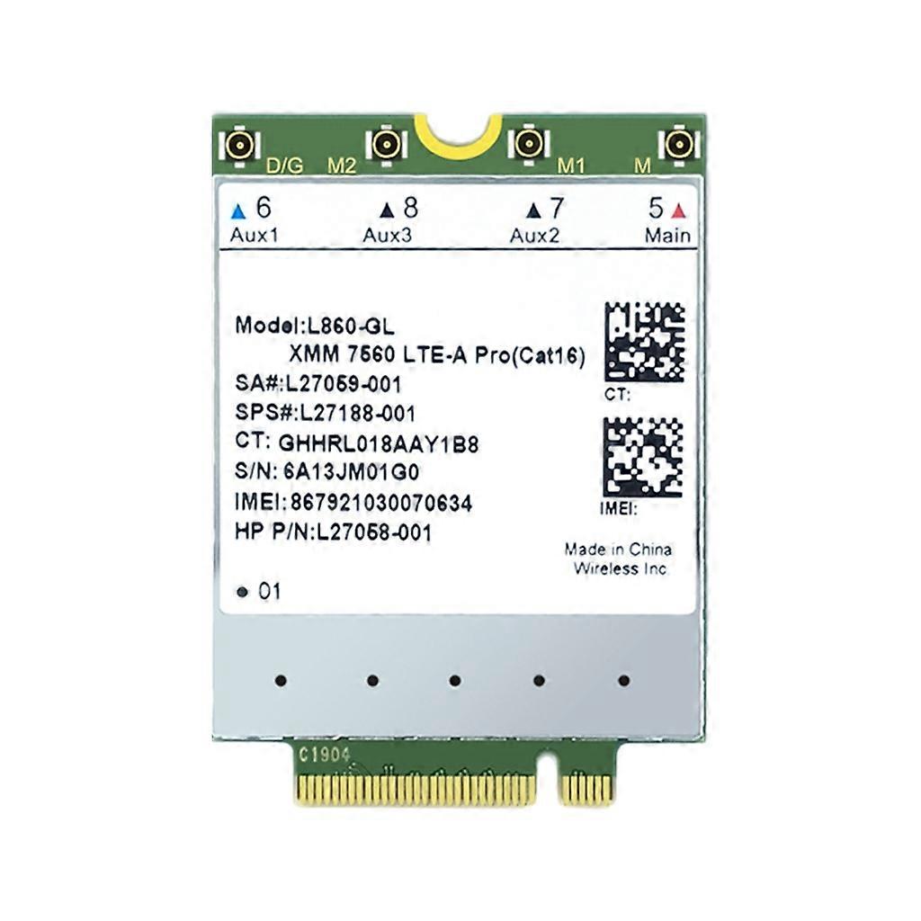 Lightning-Fast 4G Module L860-GL 4G Card FDD-LTE TDD-LTE for X360 830 Laptops