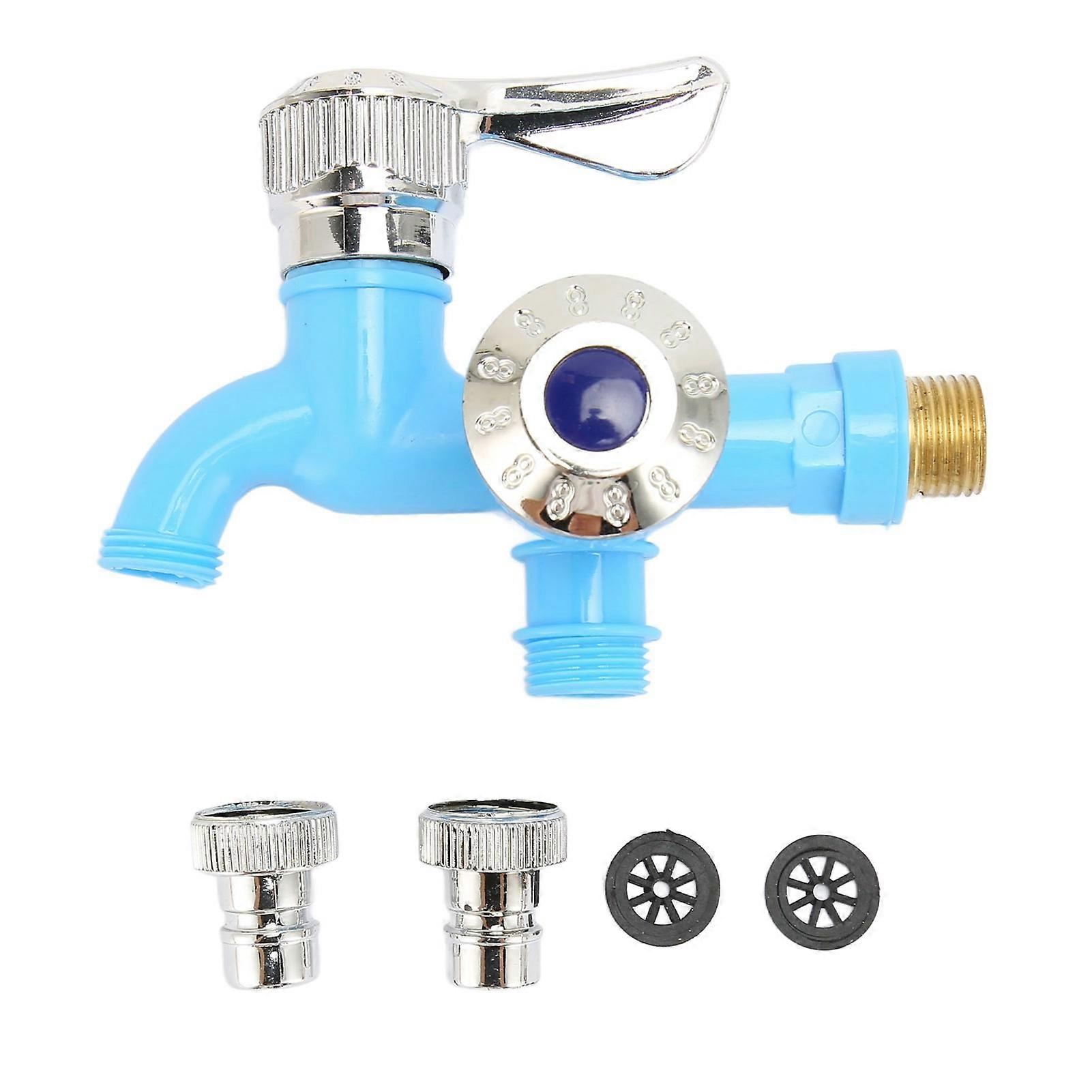 Mop Pool Tap 1 Input 2 Outputs Separate Spout External Thread G1/2 Universal Ergonomic Bathroom Faucet for Garden