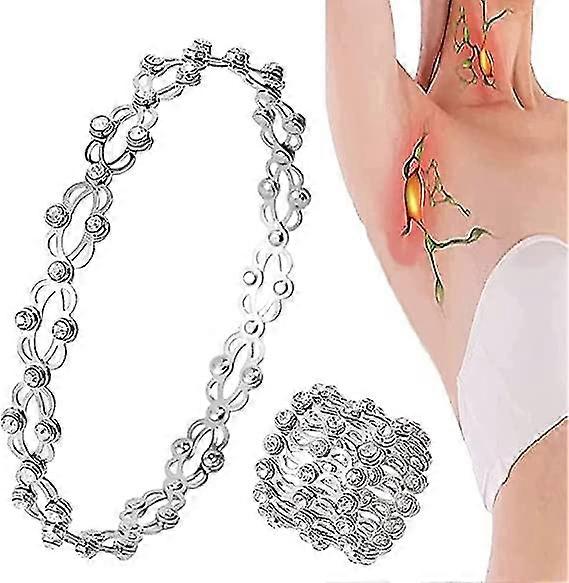 2 In 1 Adjustable Magnetic Therapy Transforming Bracelet Ring, Lymphatic Drainage Magnetic Rings