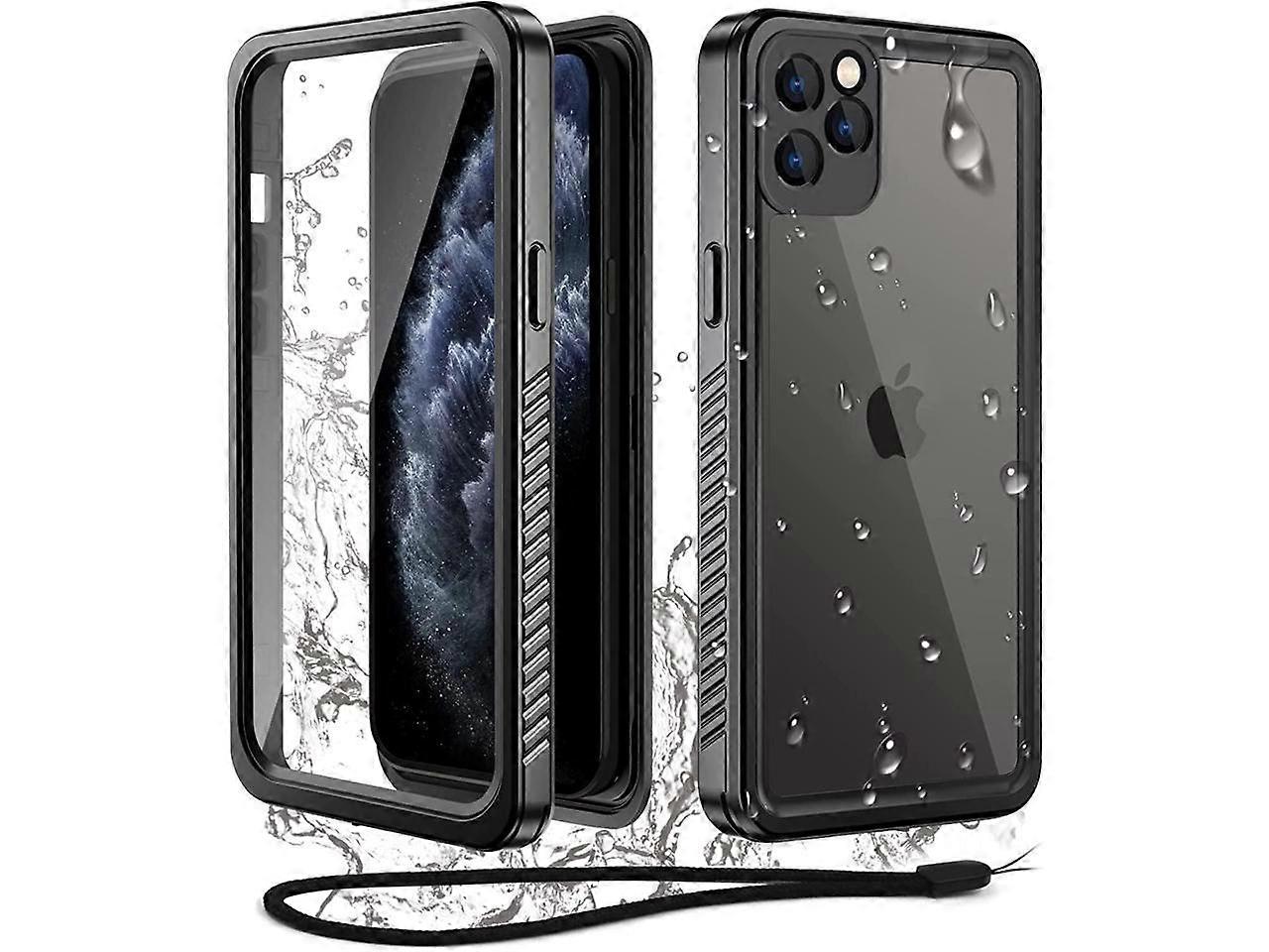 iPhone 11 Pro Max Waterproof Case, Full Body Protection Underwater Shockproof Clear Cover with Built-in Screen Protector for iPhone 11 Pro Max 6.5 inc