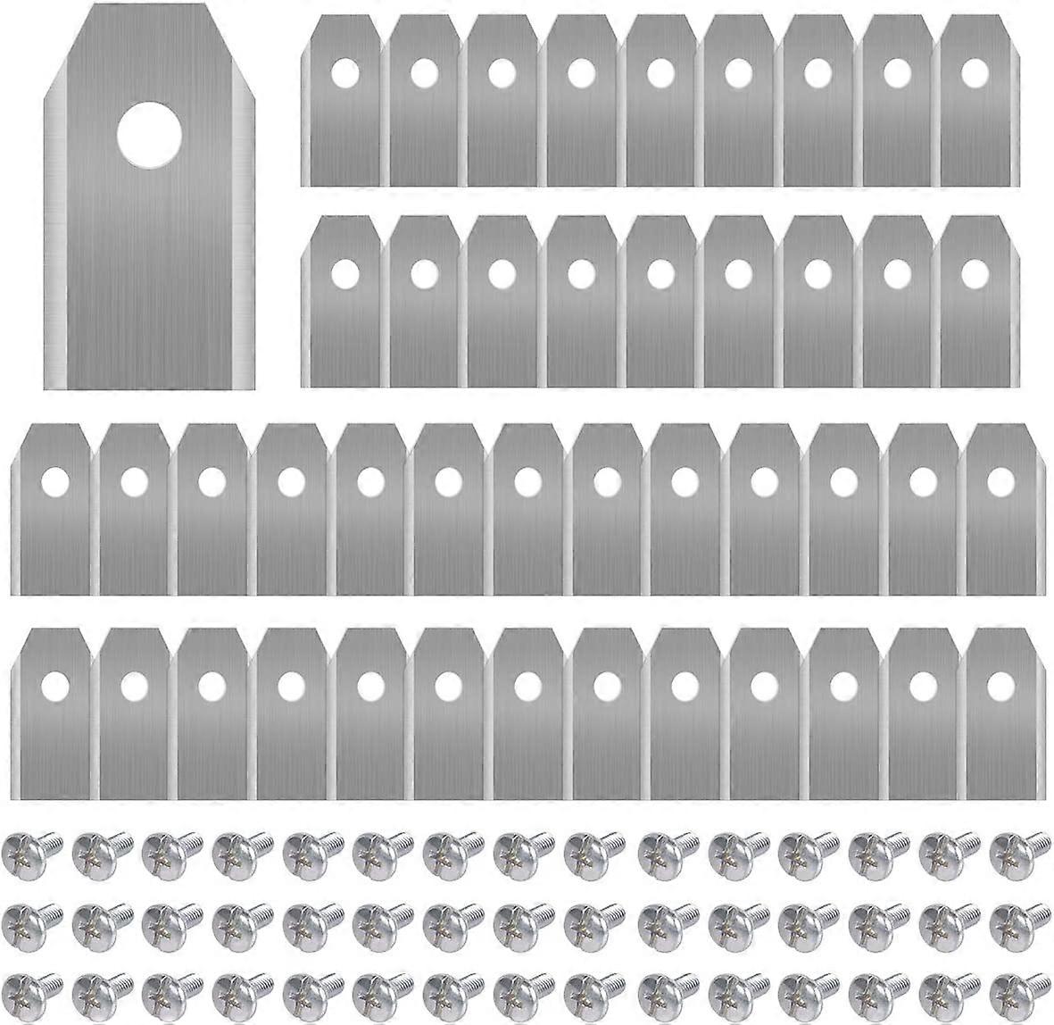 45pcs robotic lawnmower replacement titanium blades with screws