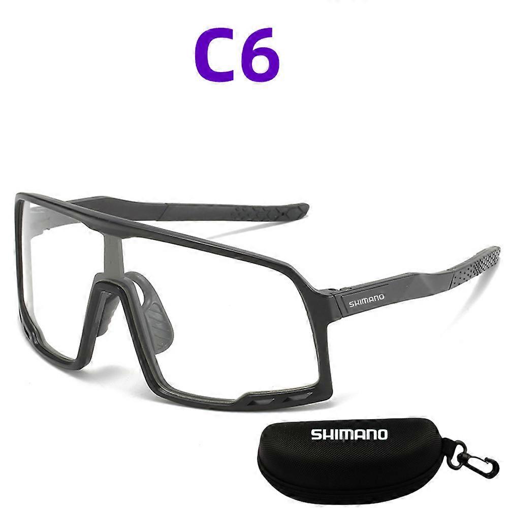 Nieuwe SHIAdultO Fashion Cycling Glasses Outdoor Fishing Glasses One Piece Large Frame Zonnebril