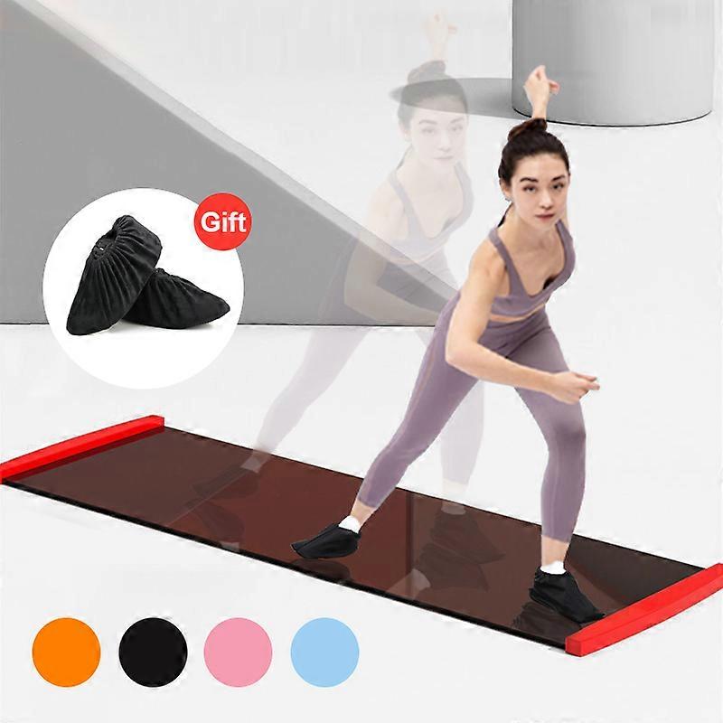 Yoga Sliding Mat Sports Fitness Glide Plate Skating Training Glide Mat For Ice Hockey Roller Skating Leg Exercise Accessorie
