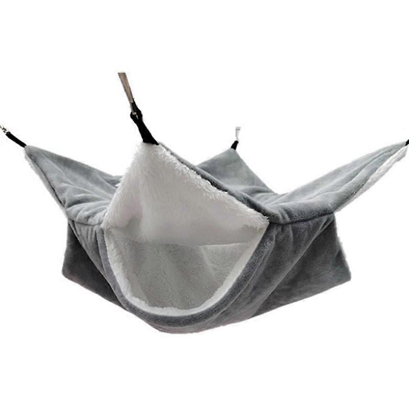 Plush Hamster Hammock Double-layer Thicken Warm Sleeping Bed